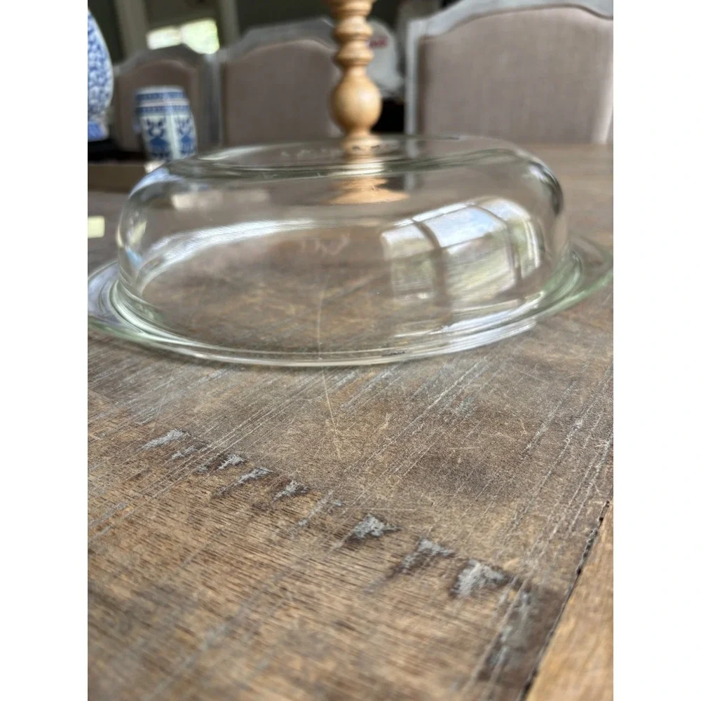 Vintage PYREX Oven Roaster No Lid Clear Glass